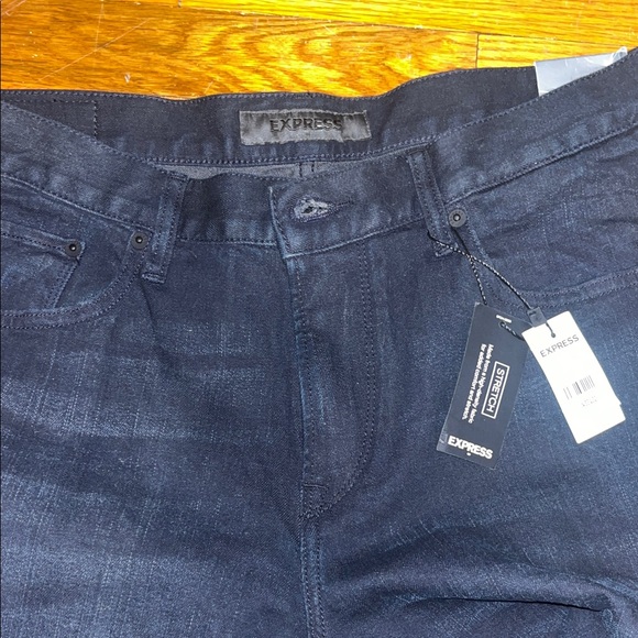 Express Slim Skinny Fit Black Jeans - Picture 7 of 8